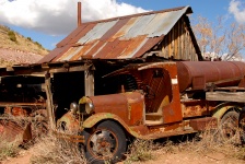 Camión oxidado