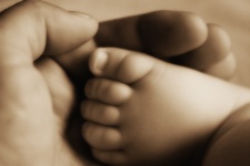 Sepia Baby Foot