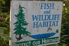 Zeichen schützen Wildtiere