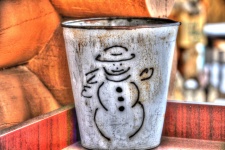 Snowman Bucket