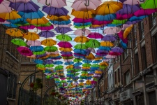 Umbrella street In France