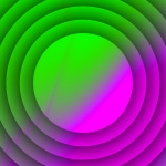 Violet green circles