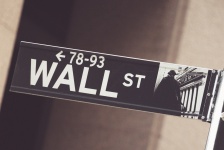 Wall street sign