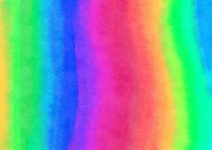 Akvarell regnbåge tvätt