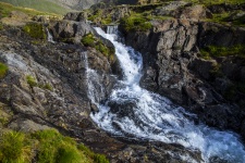Waterval landschap in Snowdonia