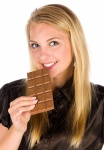 Žena a čokoláda