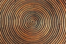 Wooden Spiral Background