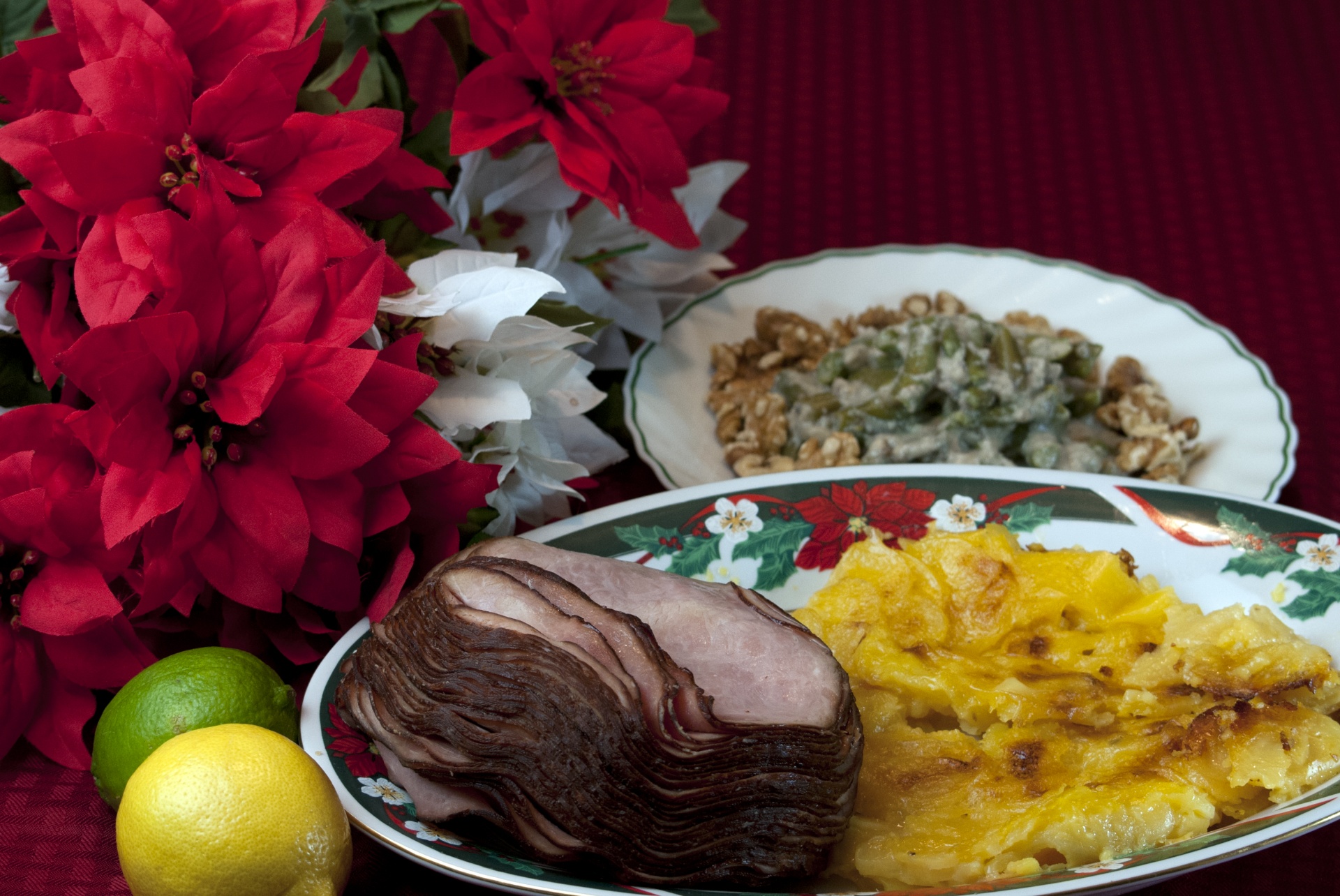 Christmas Dinner Free Stock Photo Public Domain Pictures