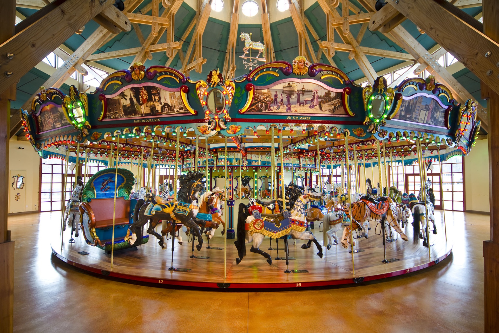 Fairground Merry Go Round Carousel Free Stock Photo Public Domain