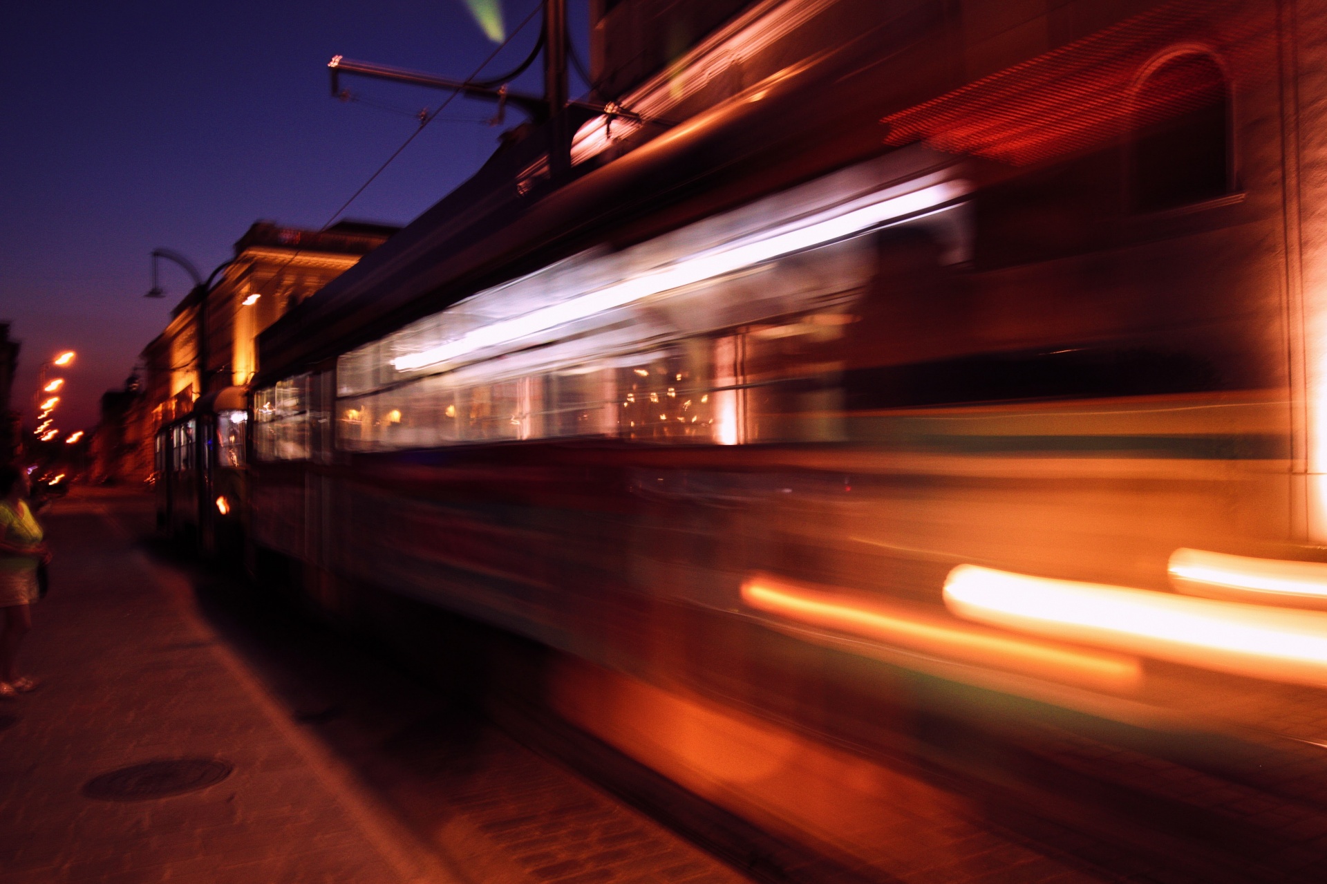 Moving Tram Free Stock Photo - Public Domain Pictures