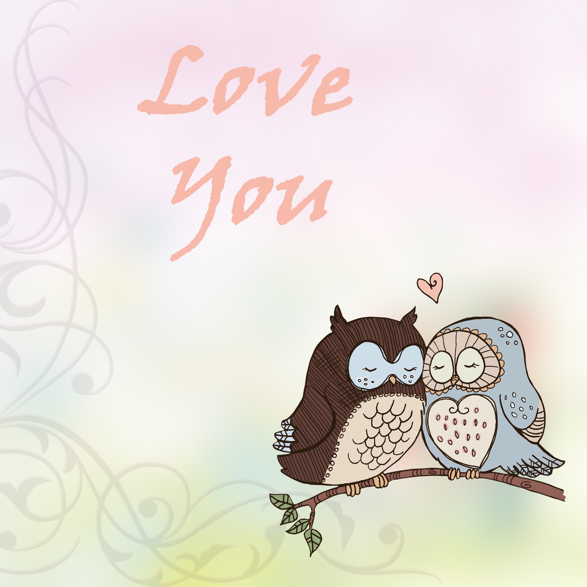Owl Cute Illustration Background Free Stock Photo Public Domain