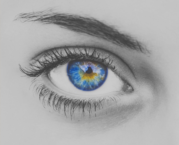 Голубые Глаза Женщины Фото