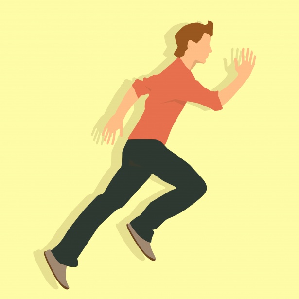 Homem correndo Foto stock gratuita - Public Domain Pictures