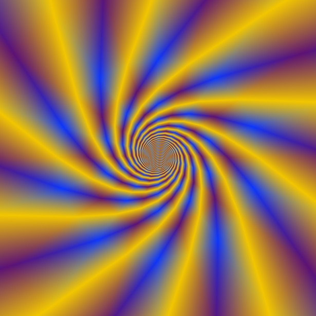 Yellow Blue Spiral 1 Free Stock Photo - Public Domain Pictures