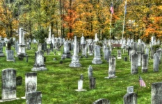 Autumn Graveyard