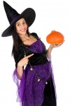 Beautiful Halloween witch