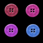 Botones Glitter colorido