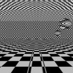 Checkerboard perspectief