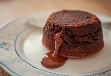 Čokoládový lávový dort