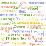 Christmas songs and words