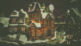 Vánoční vesnice