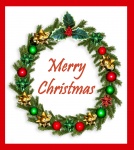 Christmas Wreath Traditional Card