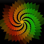 Color triangle spiral