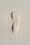 Impronta in sabbia
