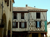Francuskie średniowieczne miasto