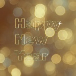 Goldenes frohes neues Jahr
