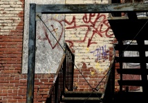 Grunge Alley Wall