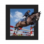 Horse Jumping Picture Frame