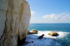 Limestone Cliffs Of Rosh Hanikra