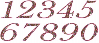 Numbers Polka Dots