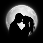 Par med måne