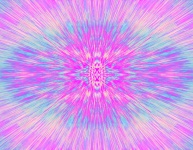 Pastell rosa och blå zoom oskärpa