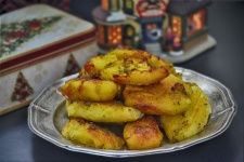 Plate Of Roasted Potatoes