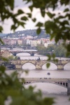 Río puentes de Praga