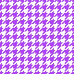 Purple Hounds Tooth