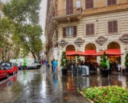 Rainy Rome
