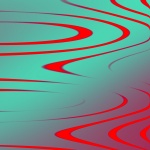 Red Curvy Lines
