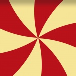 Czerwony żółty spinner