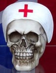 Scary Hospital Nurse Skull