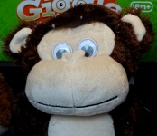Soft Cuddly Monkey Face Toy
