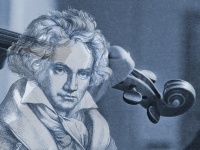 Violinista Brincando com Beethoven