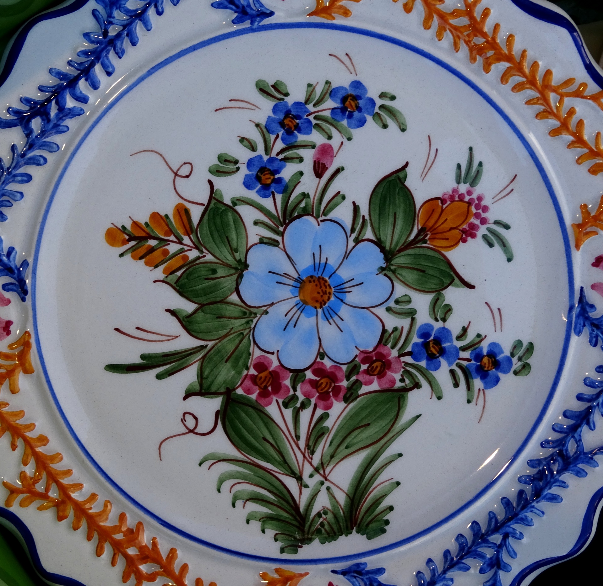 Floral Plate Design