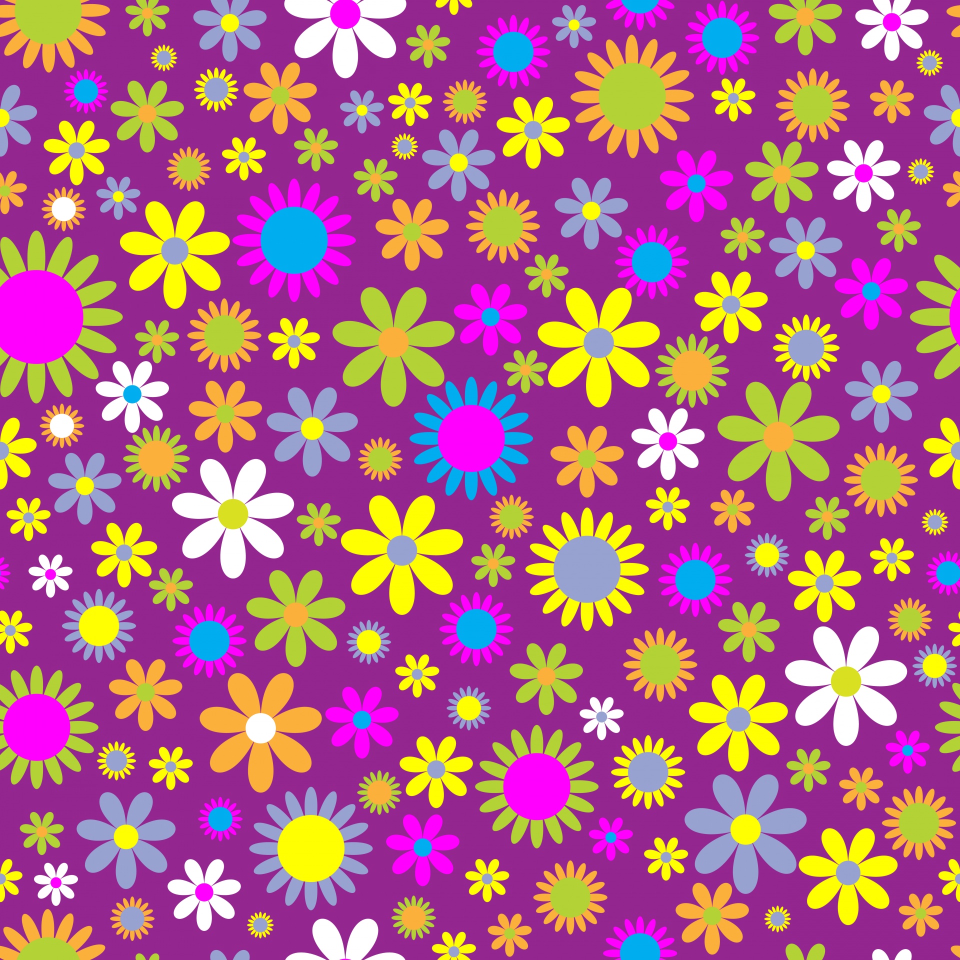 Floral Vintage Pattern Seamless Free Stock Photo - Public Domain Pictures