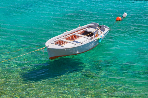 Small Boat At Sea Free Stock Photo - Public Domain Pictures