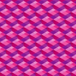 3D-rosa Würfel Hintergrund