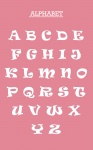Conjunto de letras do alfabeto